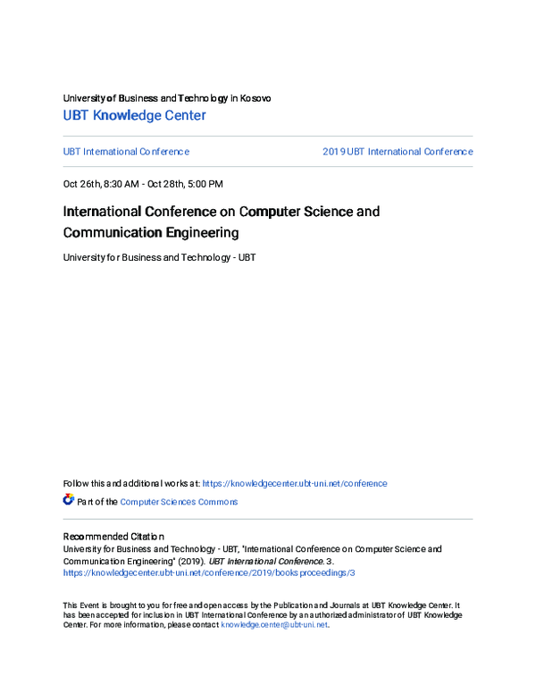 (PDF) International Conference on Computer Science and Communication ...