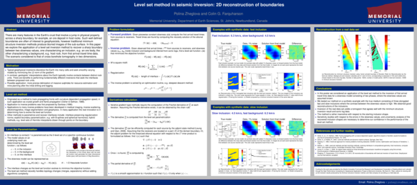 (PDF) Level set method in seismic inversion: 2D reconstruction of ...