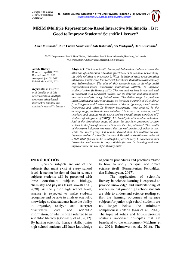 (PDF) MRIM (Multiple Representation-Based Interactive Multimedia): Is ...