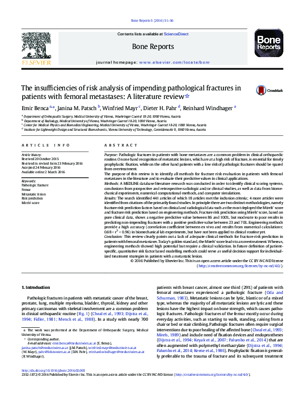 (PDF) The insufficiencies of risk analysis of impending pathological ...