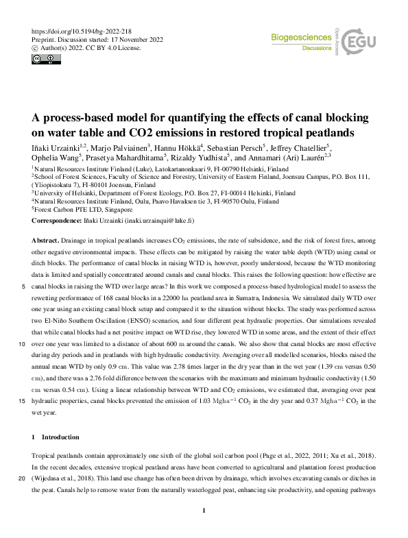 (PDF) A process-based model for quantifying the effects of canal ...