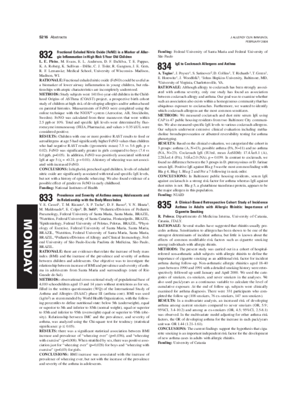 Pdf Prevalence And Severity Of Asthma Among Adolescents And Its