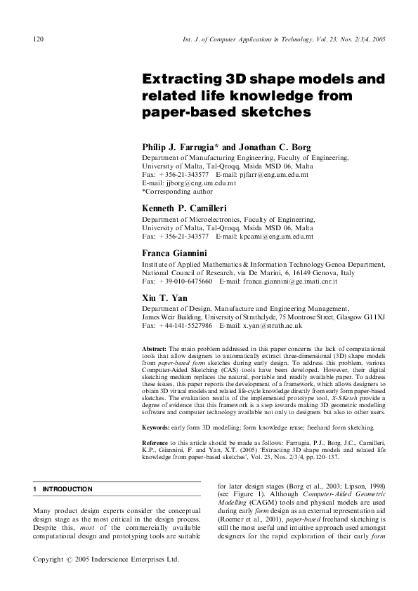 (PDF) Extracting 3D shape models and related life knowledge from paper ...