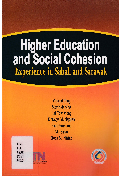 (PDF) Higher education and social cohesion : experience in Sabah and ...