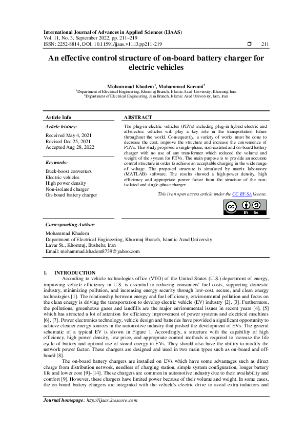 (PDF) An effective control structure of on-board battery charger for ...