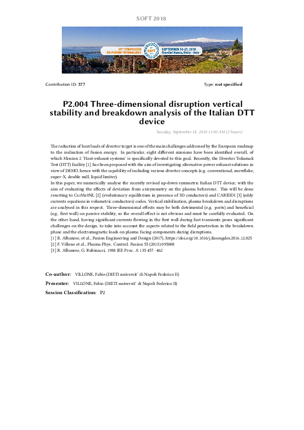 (PDF) Three-dimensional disruption, vertical stability and breakdown ...