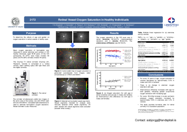 (PDF) Retinal Vessel Oxygen Saturation in Healthy Individuals