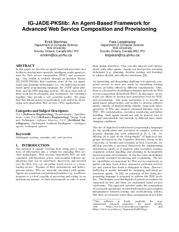 (PDF) IG-JADE-PKSlib: An agent-based framework for advanced web service ...