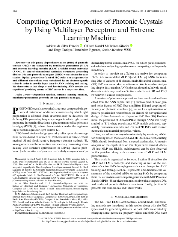 (PDF) Computing Optical Properties of Photonic Crystals by Using ...