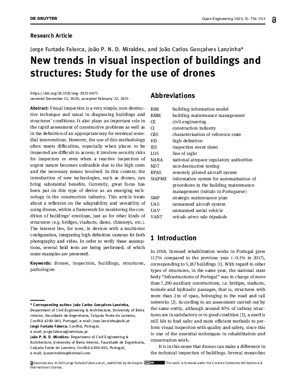 (PDF) New trends in visual inspection of buildings and structures ...