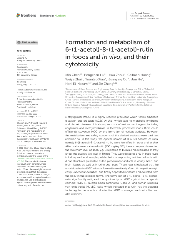 (PDF) Formation and metabolism of 6-(1-acetol)-8-(1-acetol)-rutin in ...