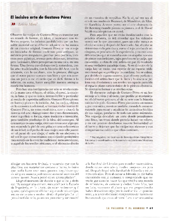 El incisivo arte de Gustavo Pérez