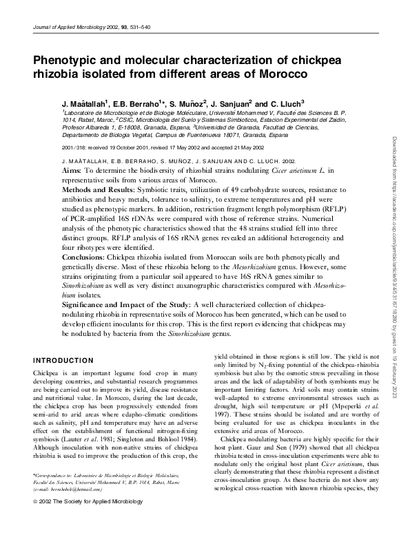 (PDF) Phenotypic and molecular characterization of MRSA from chicken ...