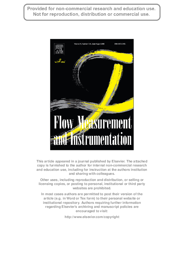 (PDF) Improvement of Acoustic Doppler Velocimetry in steady and ...