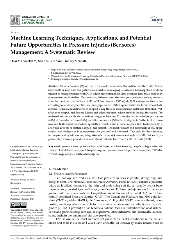 (PDF) Machine Learning Techniques, Applications, and Potential Future