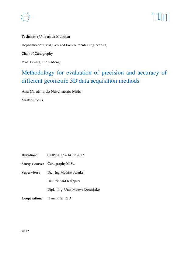 (PDF) Methodology for evaluation of precision and accuracy of different ...