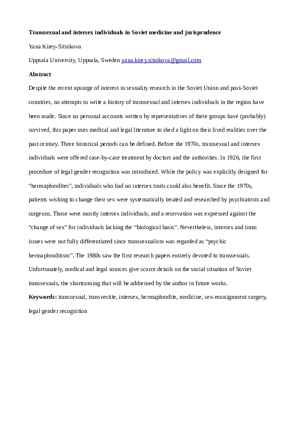 Transseksual Novokuznetsk