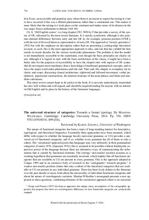 (PDF) The Universal Structure of Categories