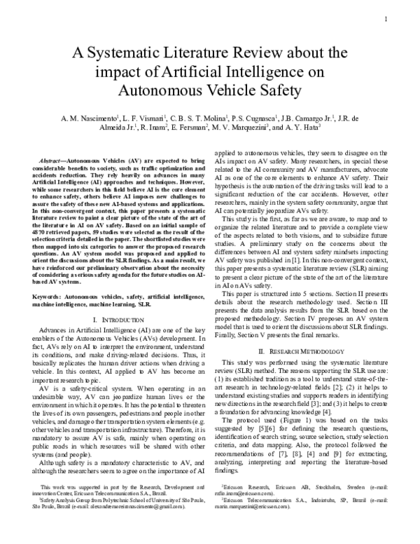 (PDF) A Systematic Literature Review About the Impact of Artificial ...