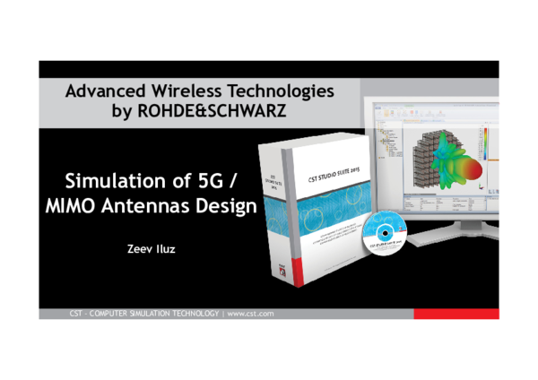 (PDF) Simulation of 5g antenna design cst