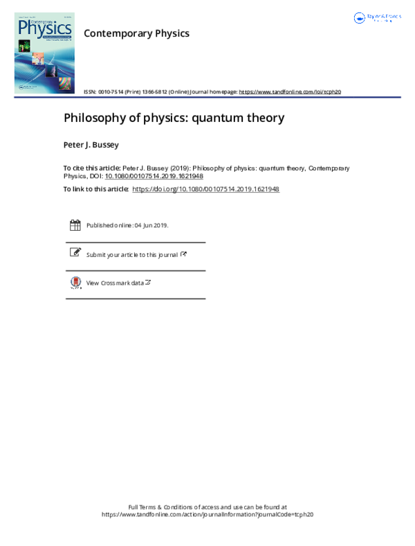 PHILOSOPHY IN QUANTUM PHYSICS visual data 4