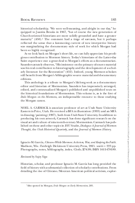 Chicano While Mormon: Activism, War, and Keeping the Faith