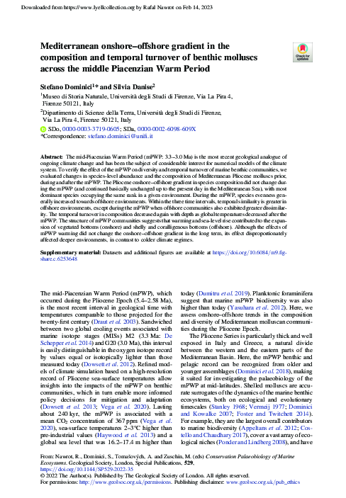 (PDF) Mollusc Diversity During the MidPiacenzian Warm
