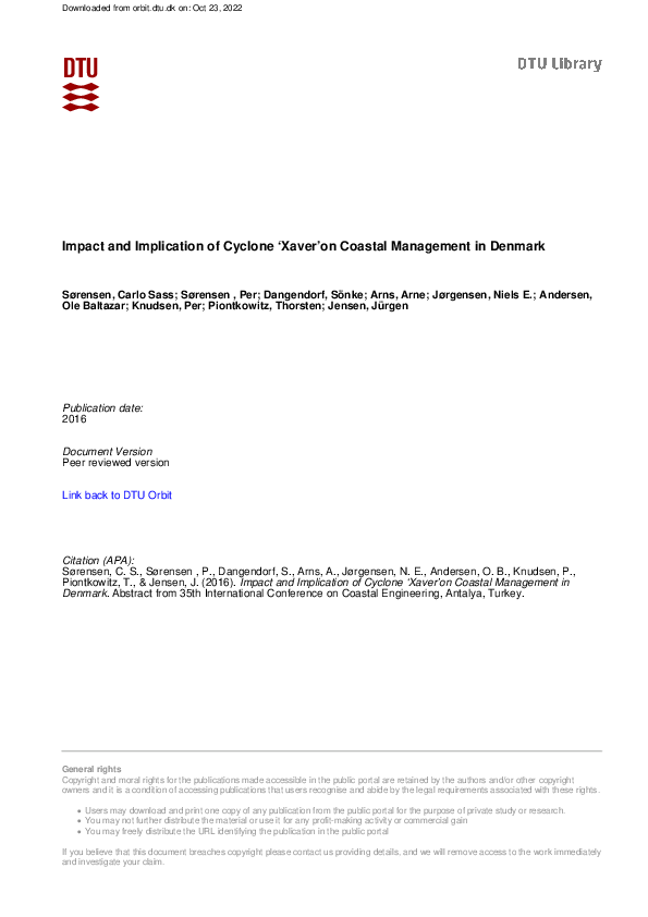 (PDF) Impact and Implication of Cyclone ‘Xaver’on Coastal Management in ...