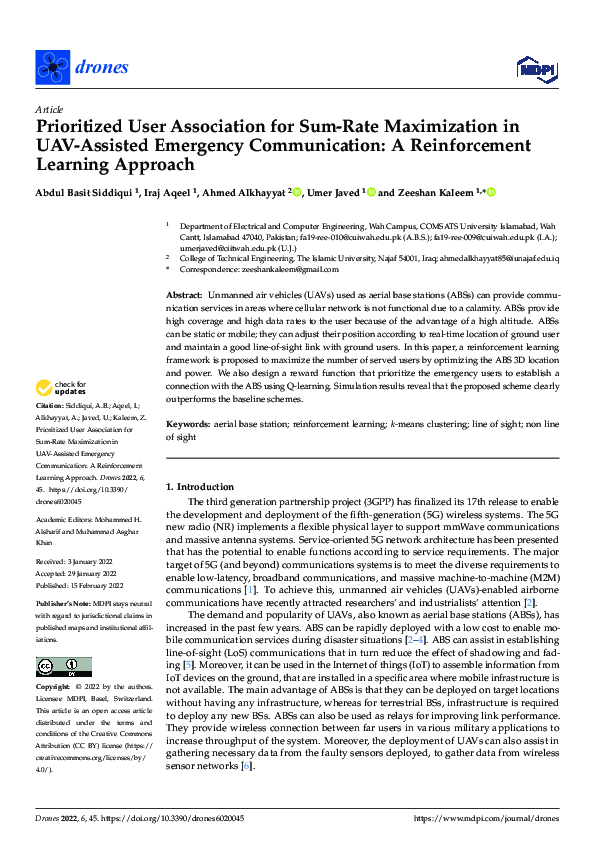 (PDF) Prioritized User Association for Sum-Rate Maximization in UAV ...