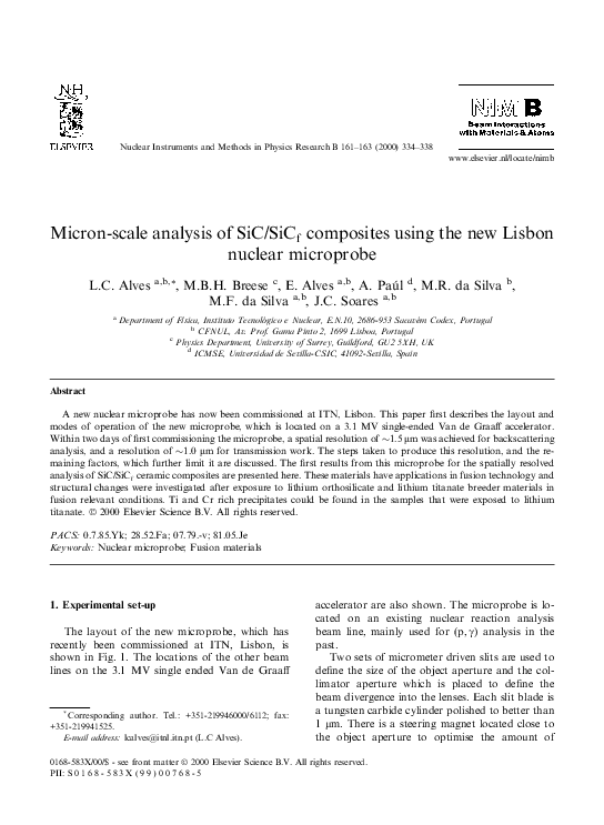 (PDF) Micron-scale analysis of SiC/SiCf composites using the new Lisbon ...
