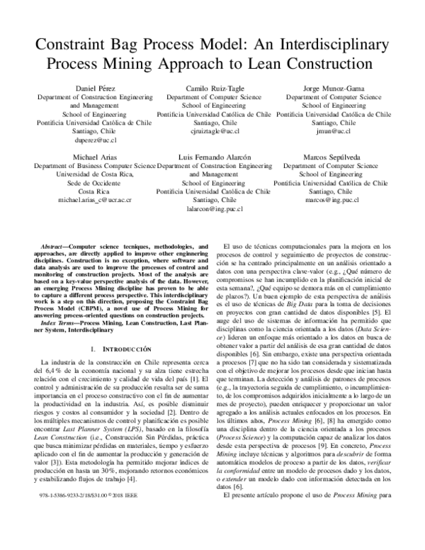 (PDF) Constraint Bag Process Model: An Interdisciplinary Process Mining ...