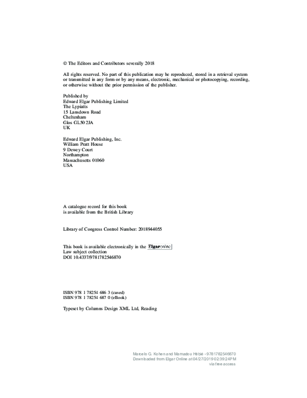 (PDF) Research Handbook on Territorial Disputes in International Law