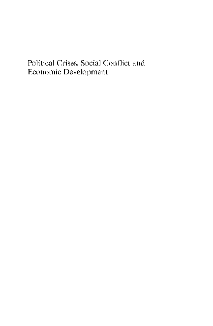(PDF) Political instability, institutional quality and social conflict ...