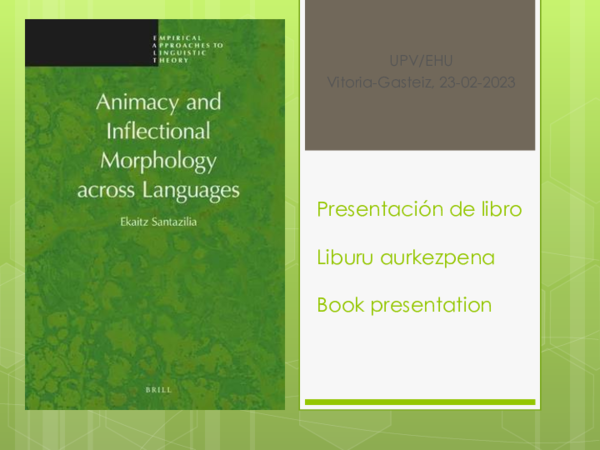 (PDF) Presentación del libro / book presentation 