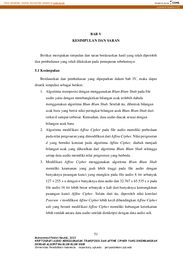 (PDF) Kriptografi Audio Menggunakan Transposisi Dan Affine Cipher Yang ...