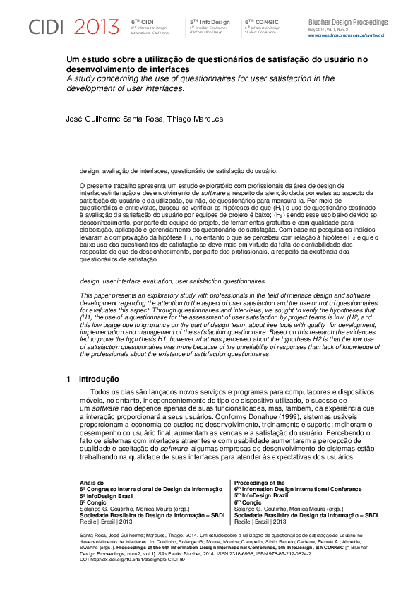 (PDF) A study concerning the use of questionnaires for user ...