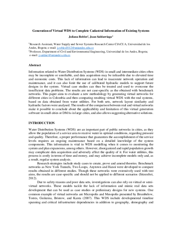 (PDF) Generation of Virtual WDS to Complete Cadastral Information of ...
