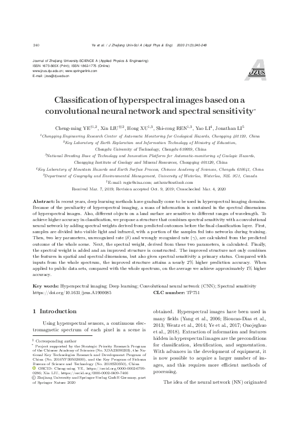 (PDF) Classification of hyperspectral images based on weighted DMPS