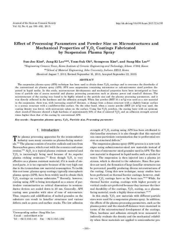 (PDF) Effect of Processing Parameters and Powder Size on ...
