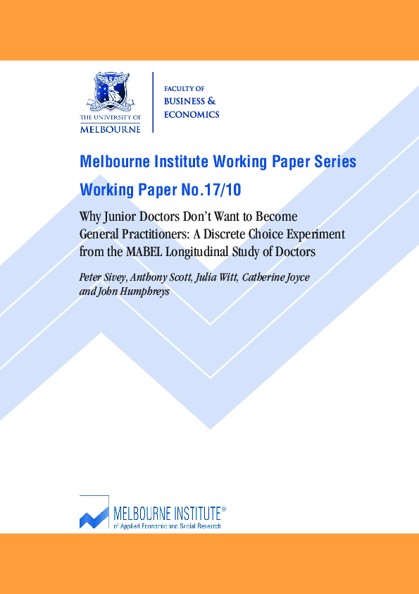 (PDF) Why Junior Doctors Don’t Want to Become General Practitioners: A ...