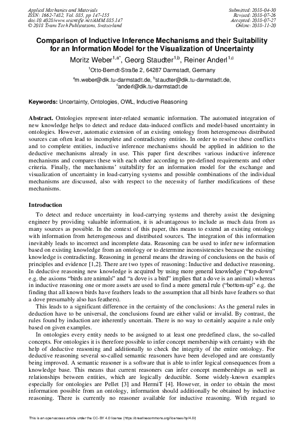 (PDF) Comparison of Inductive Inference Mechanisms and their ...