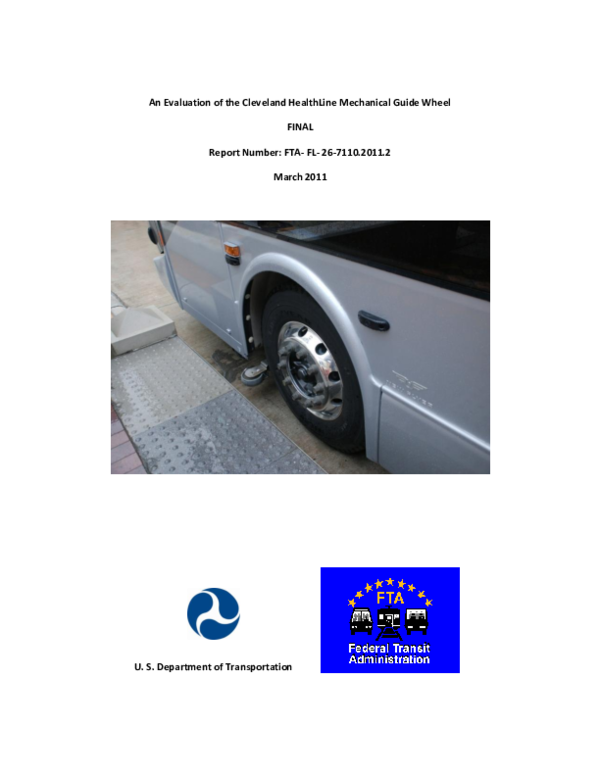 (PDF) An Evaluation of the Cleveland HealthLine Mechanical Guide Wheel