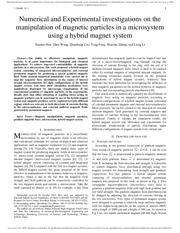 (PDF) Numerical and Experimental Investigations on Jet Impingement Cooling