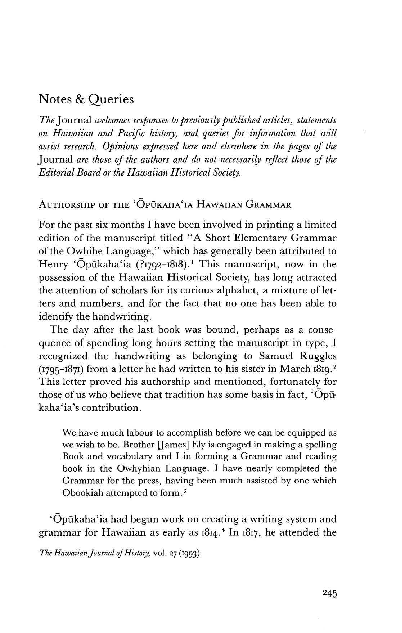 (PDF) Notes & Queries