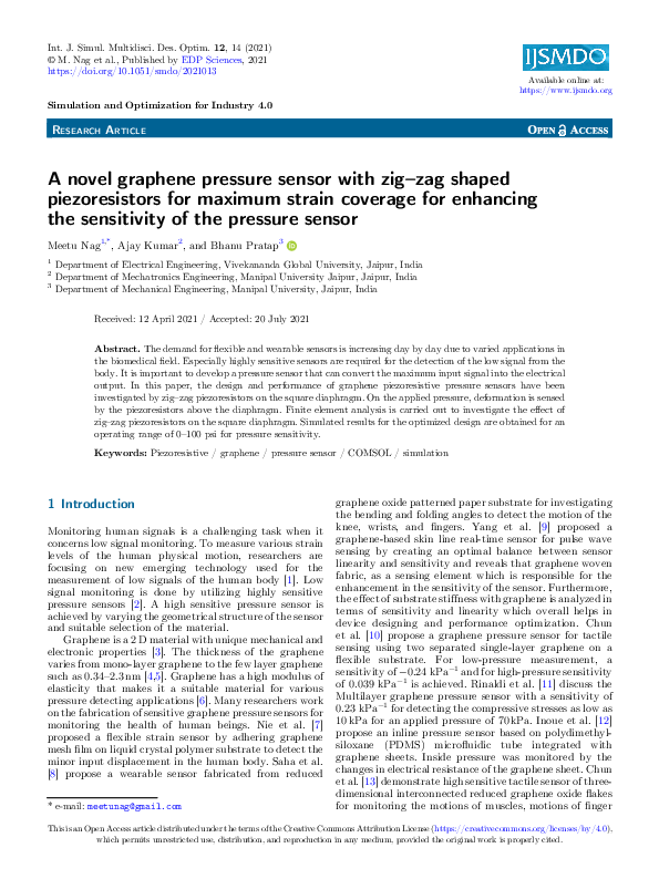 (PDF) Zig-Zag Graphene Pressure Sensors for Enhanced Sensitivity