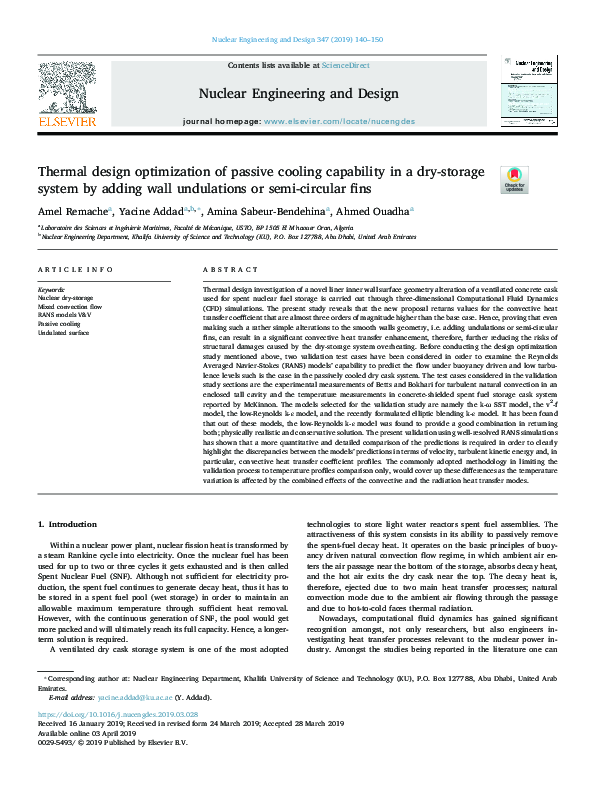 (PDF) Thermal design optimization of passive cooling capability in a ...