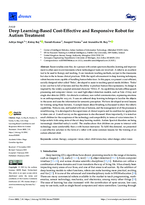 (PDF) Deep Learning-Based Cost-Effective and Responsive Robot for ...