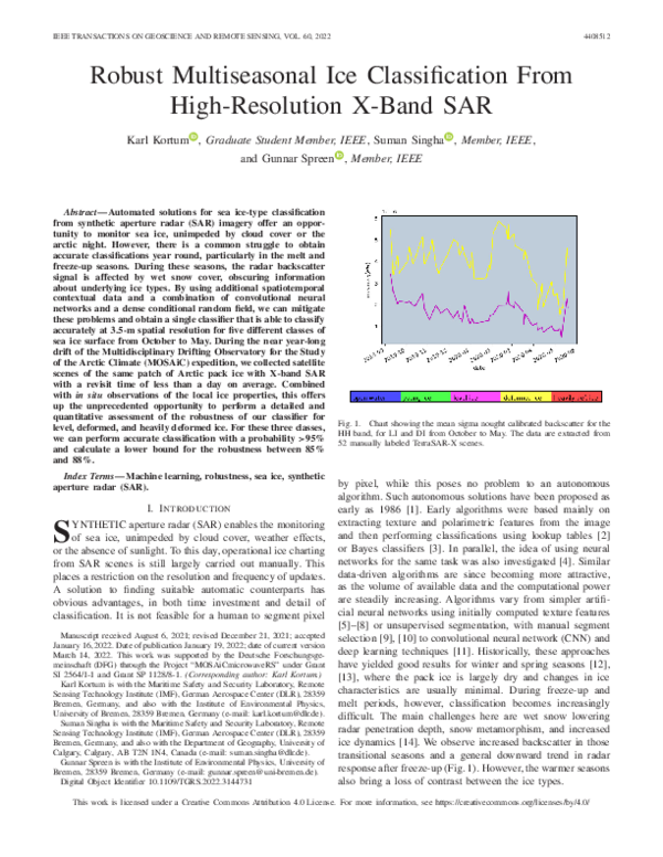 (PDF) Robust Multiseasonal Ice Classification From High-Resolution X ...