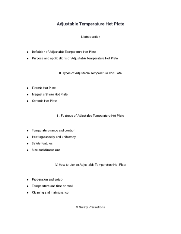 (PDF) Adjustable Temperature Hot Plate joseph appuhami Academia.edu