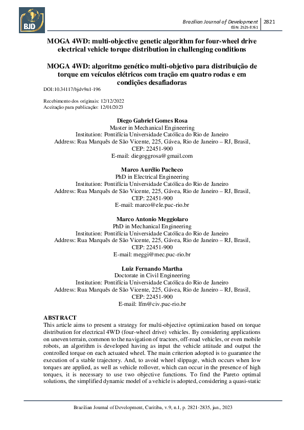 (PDF) MOGA 4WD: multi-objective genetic algorithm for four-wheel drive ...